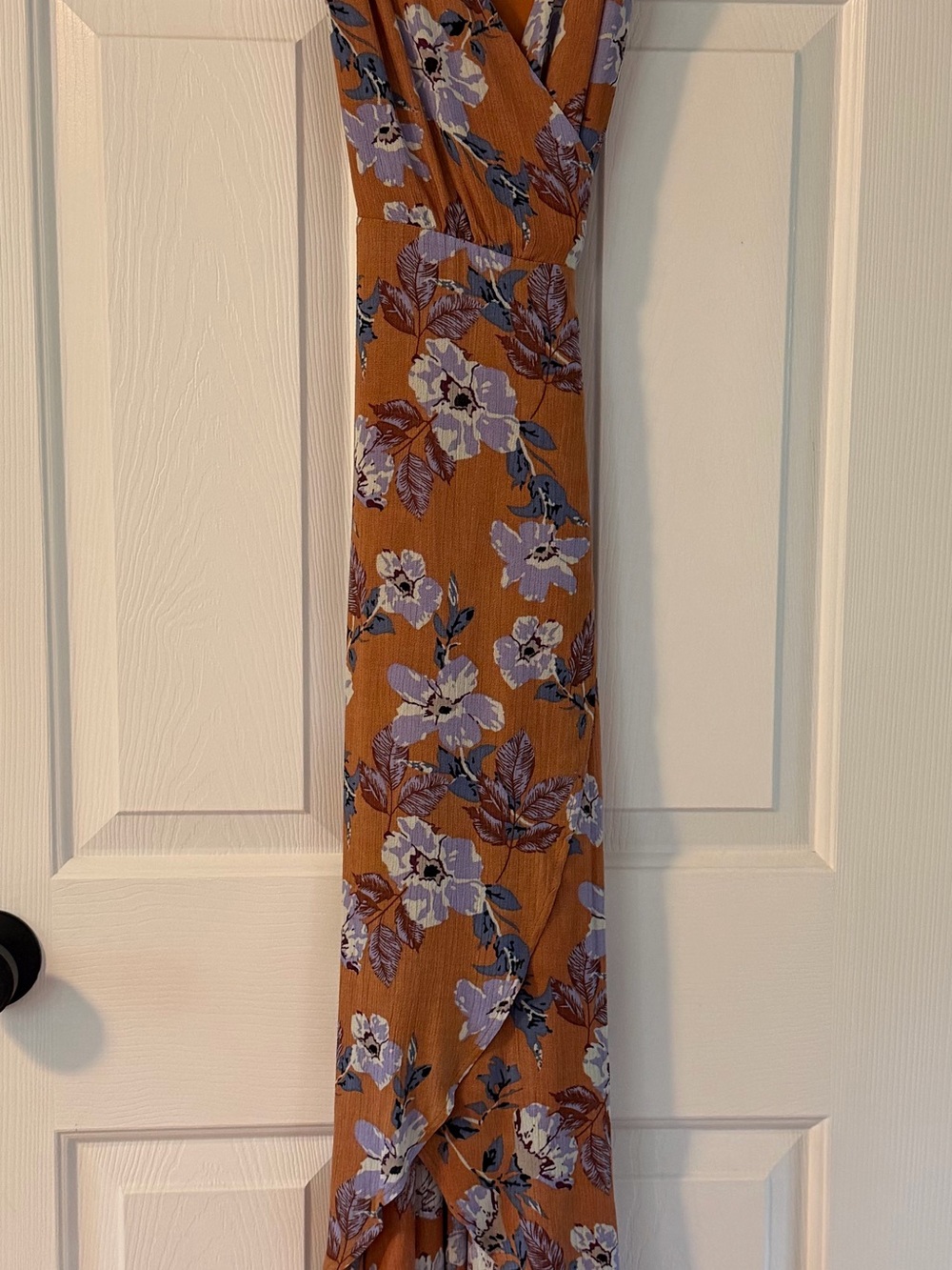 Everly Mustard Floral High-Low Maxi Dress